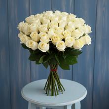 Букет 51 Белая роза Эдлесс Лав #REPLACE_PRED# Кодинске